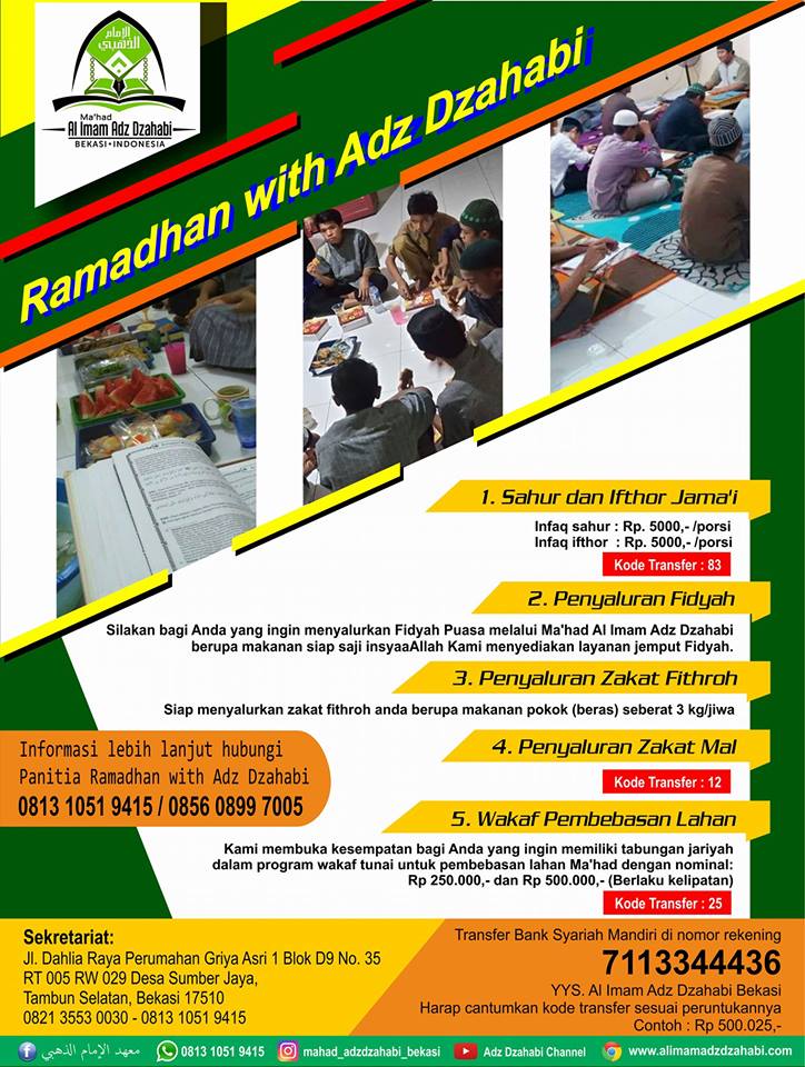 ramadhan with adz dzahabi